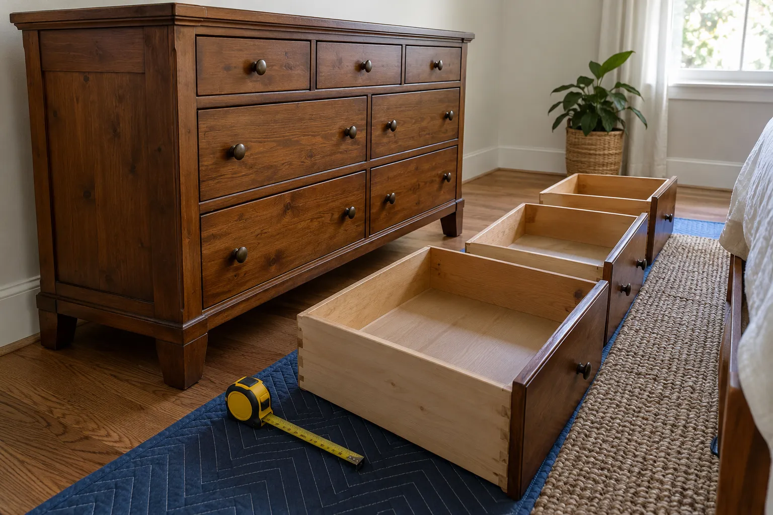 Should you empty dresser drawers before pickup?